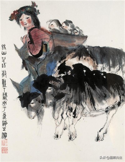 精选100幅画羊美图供大家学习收藏