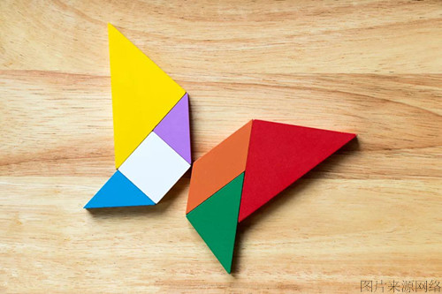 七巧板拼图100种拼法图文