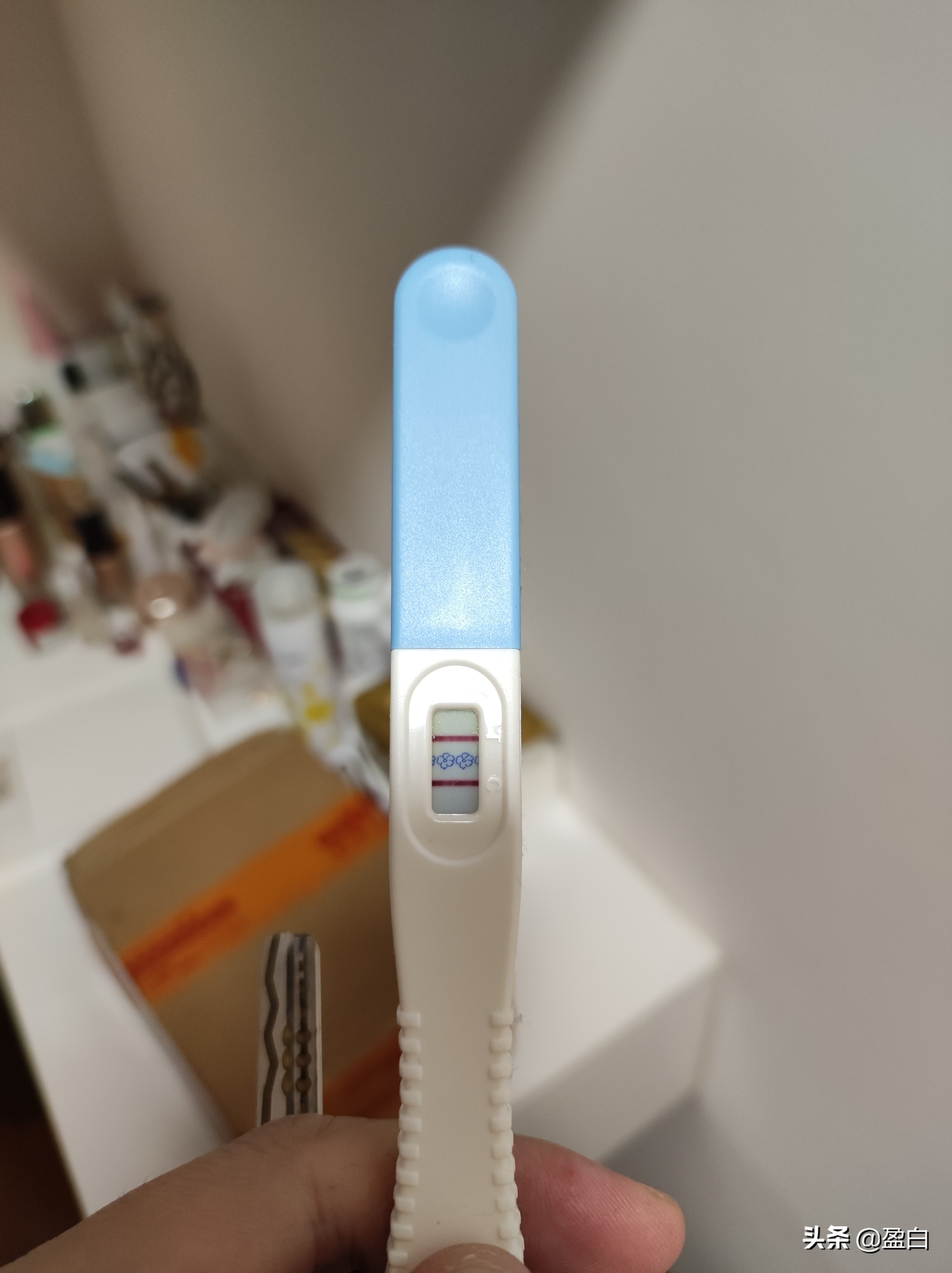 验孕棒双杠图片(萍萍怀孕记) - 赤虎壹号