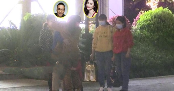 张萌一家三口罕露面！与富豪老公当街拥抱，一旁女儿受冷落超委屈