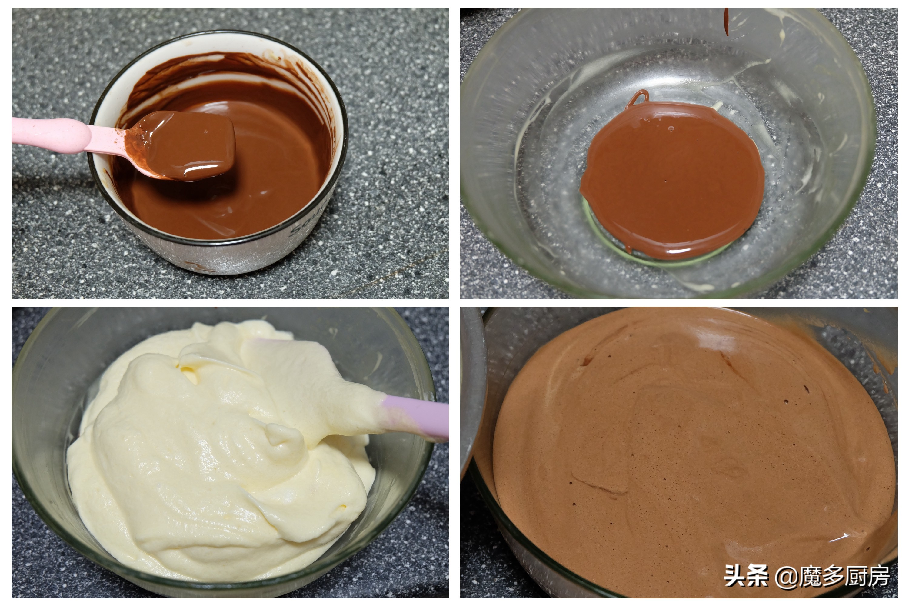 这个蛋糕做法好，无油低糖配方简单实用，两种颜色好看又好吃