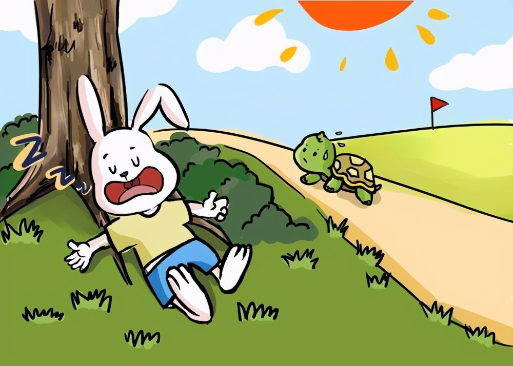龟兔赛跑故事梗概及寓意