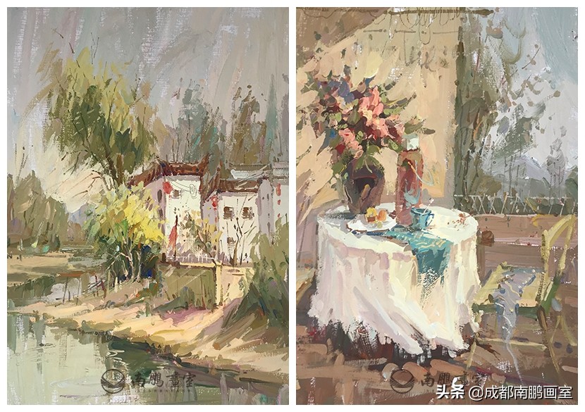 成都南鹏画室小讲堂：美术高考色彩静物万能调色大全