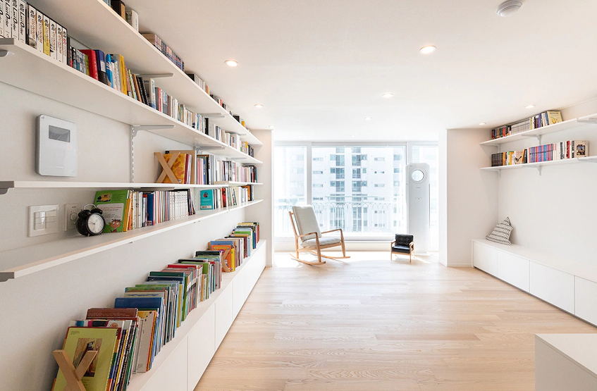 親子宅設計極致去客廳化打造閱讀區案例典範