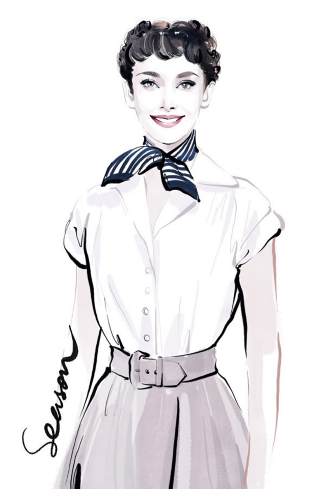 一个网页设计师jjseason的业余爱好，风靡影视圈的时尚插画