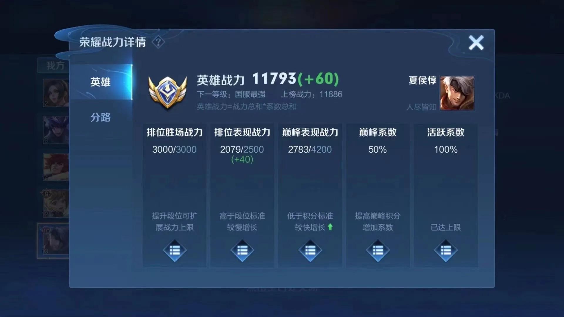 王者荣耀英雄战力是如何计算的？