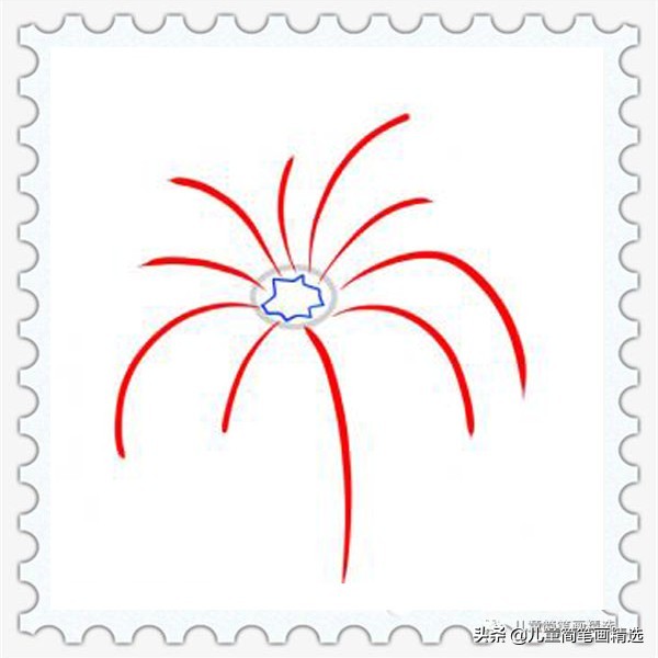 firework简笔画图片