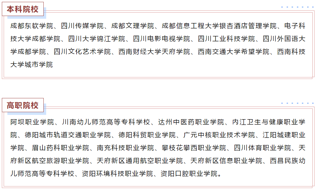 四川增加31所单招院校，其中14所本科、17所专科
