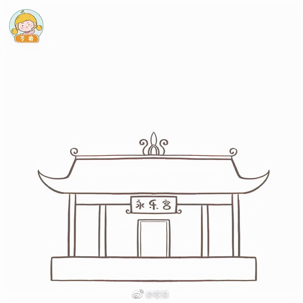 100种超萌可爱简笔画(图文赏析古风可爱简笔画大全)