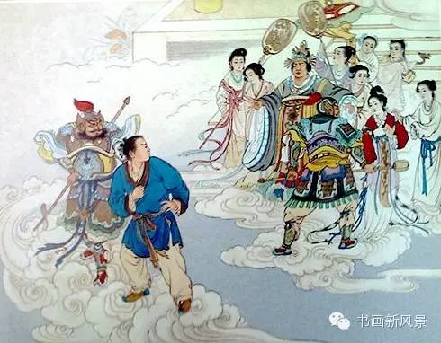 经典《牛郎织女》连环画6张，牛郎织女的神话故事 