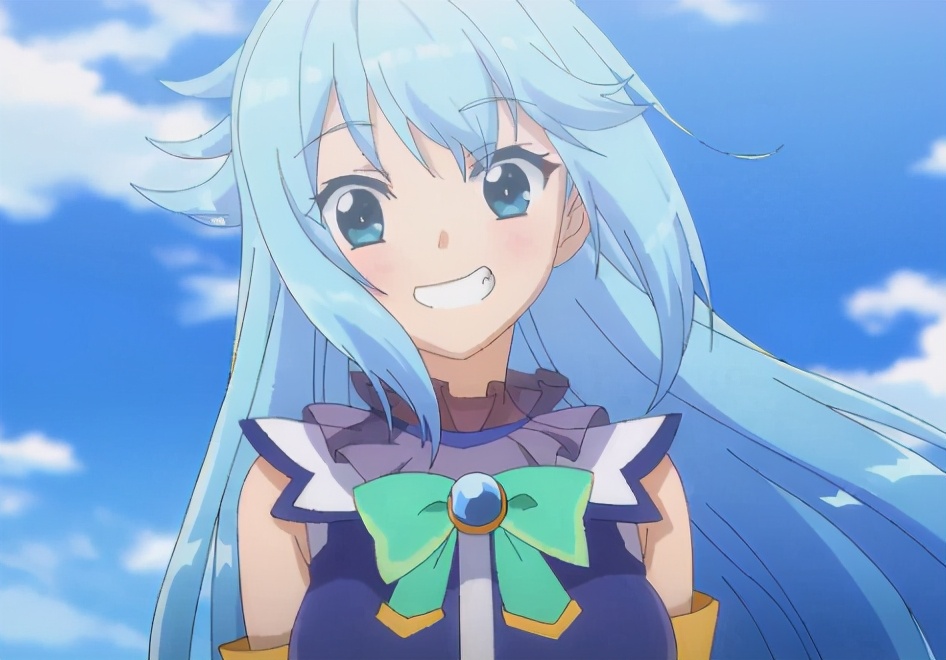 因为嘲笑被卡车吓死的佐藤和真,被其许愿一起带往了异世界.