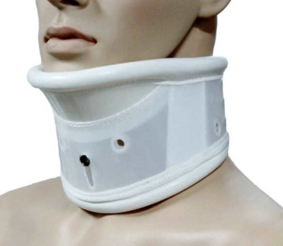 硬石膏颈枕托住头部,午睡不落枕