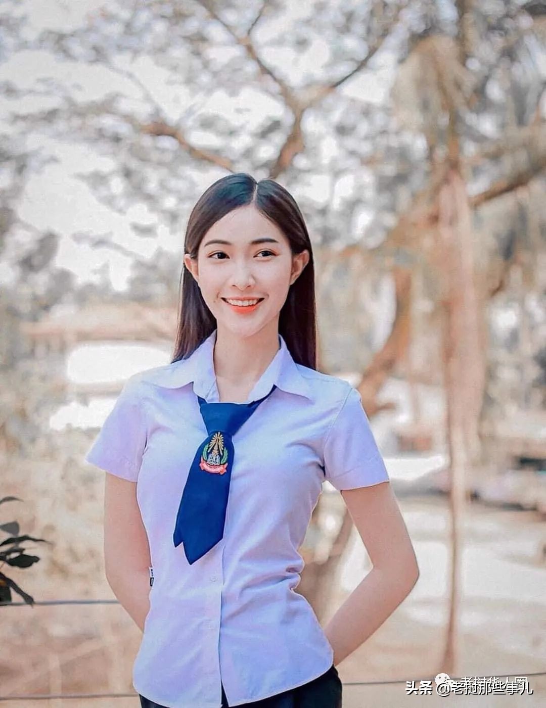 我要去老挝留学！老挝国立大学小姐姐们....太好看了