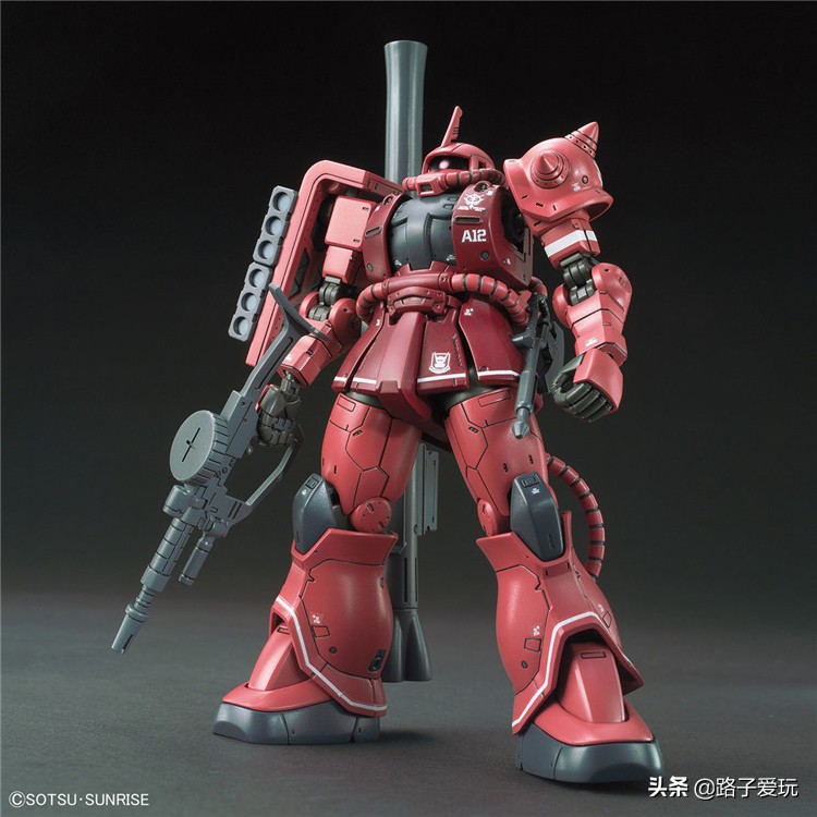 爱玩：HG GTO 1/144 夏亚专用 扎古2 赤色彗星 VER.