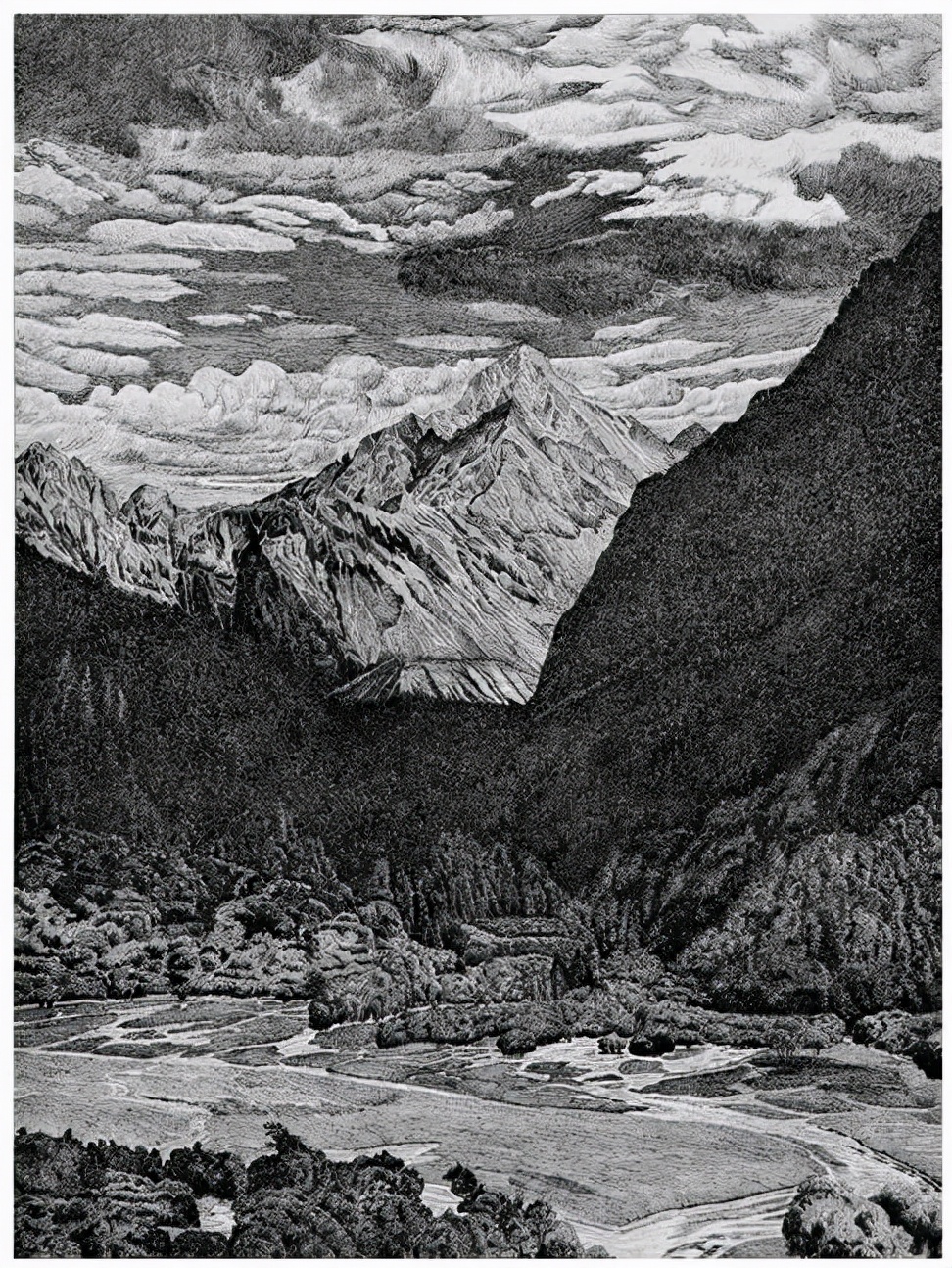 六位钢笔画艺术家的作品-zhuofu6058439