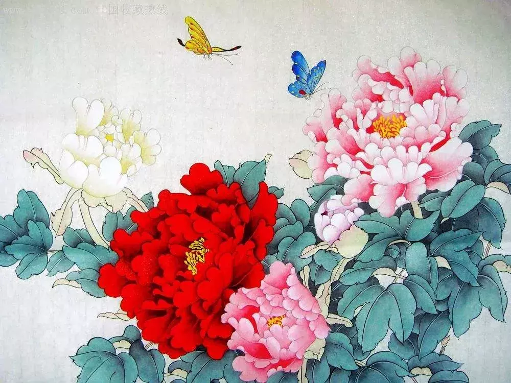 诗里牡丹国色天香,暑蒸日月心静自凉