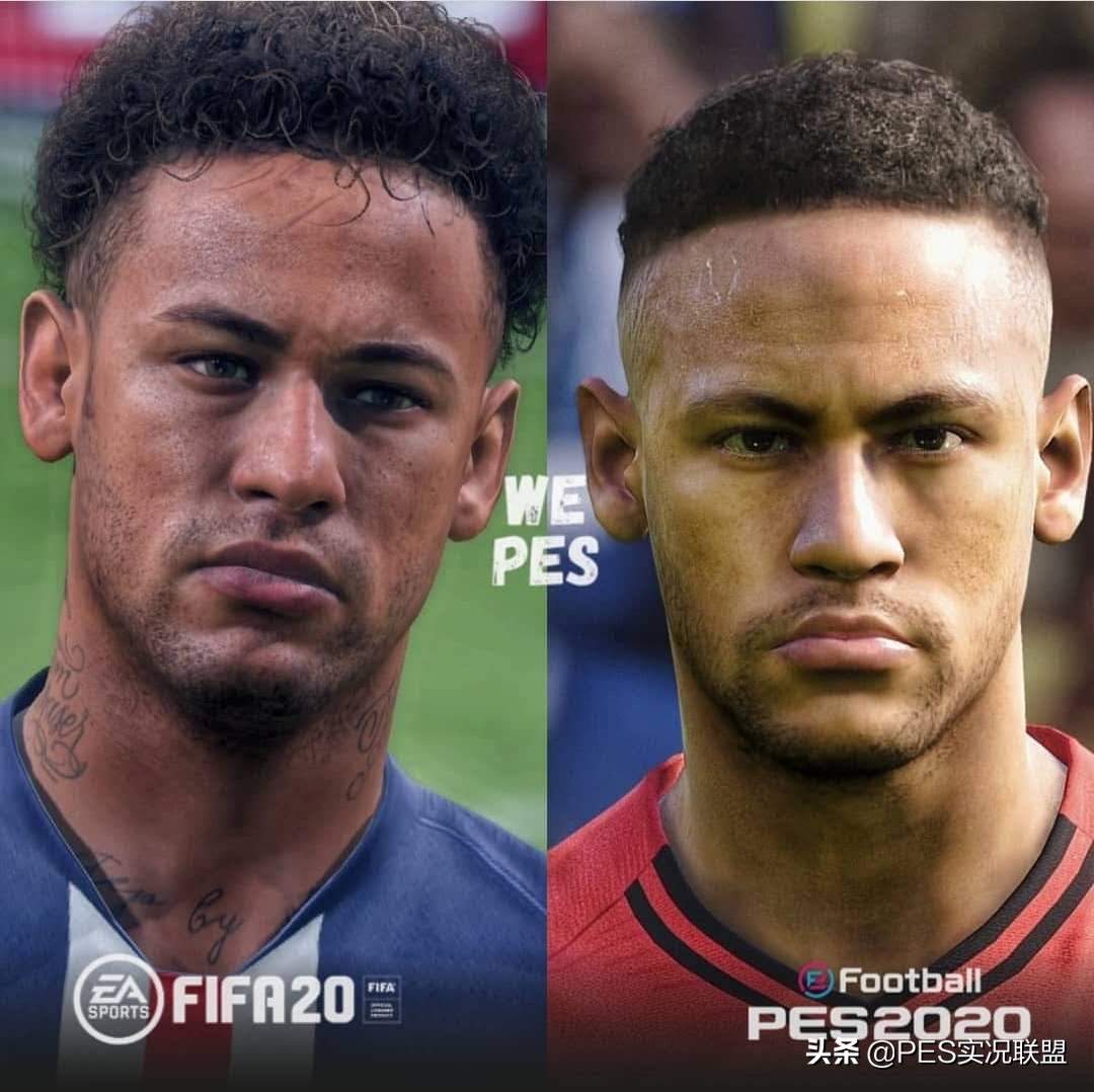 pes2018世界杯脸型补丁(「实况联盟」20赛季脸型对比！FIFA20是来搞笑的吗？)