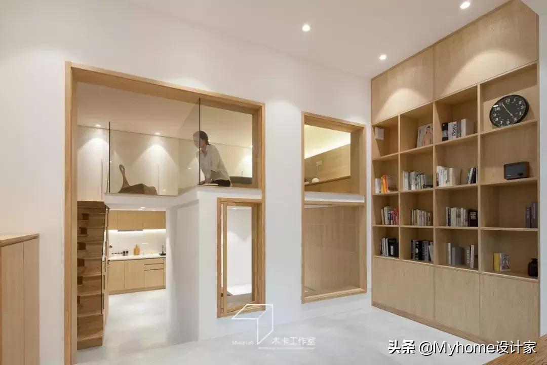 45㎡里弄老房子，变身Loft风！儿童房主卧还有大收纳