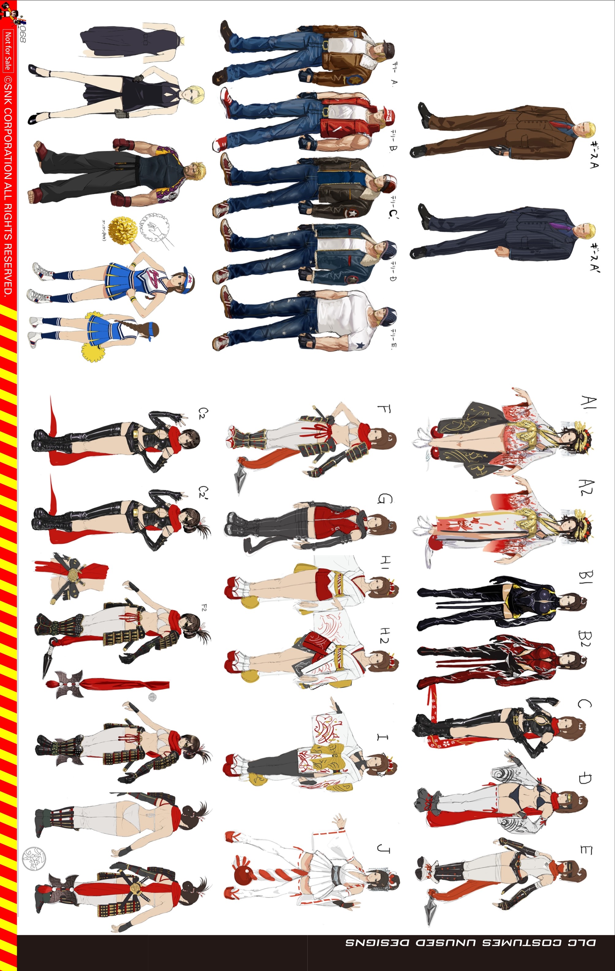 《拳皇14》原版高级人物角色设定艺术画集，你如何评价拳皇14呢？