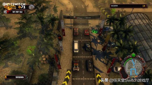 僵尸主题赛车竞速游戏《僵尸车手》7月25日登陆SWITCH
