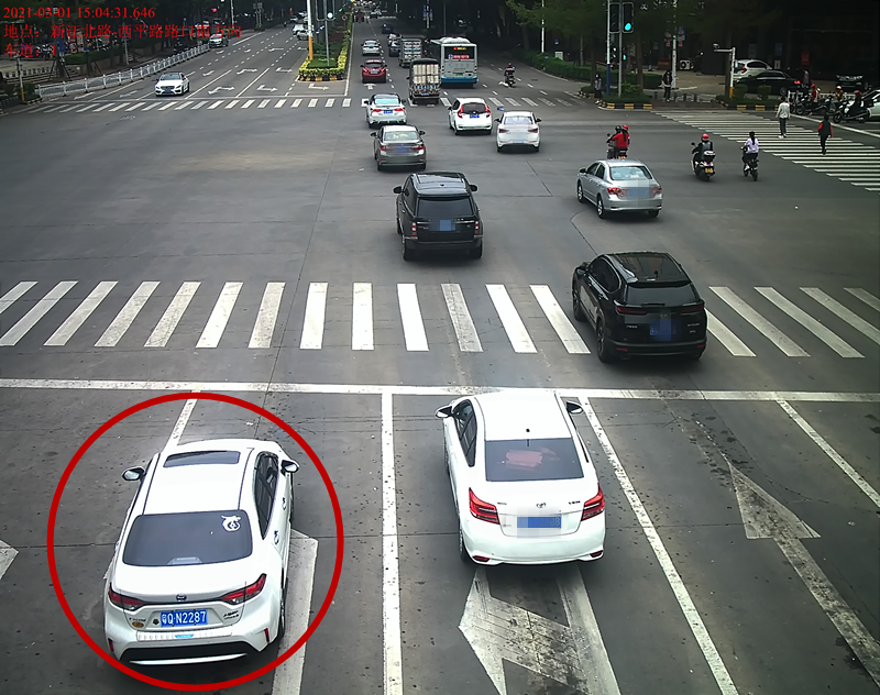 交通违法曝光！