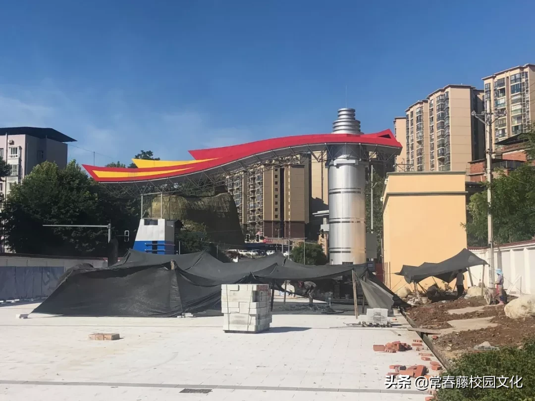 重庆校园文化建设丨弘道养正，旗开德胜—红旗中学环境景观设计