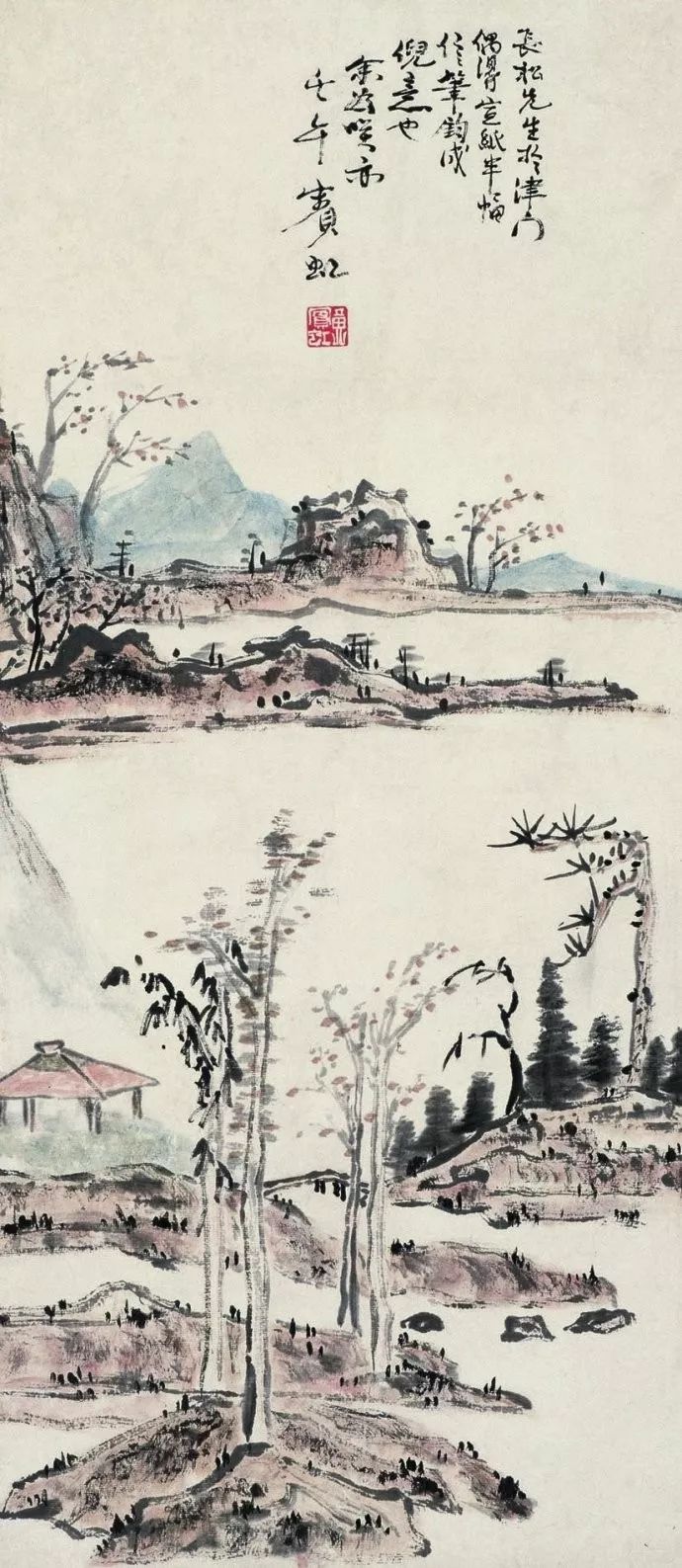 近代山水画家千古第一用墨大师（传统中国画四大家之一）