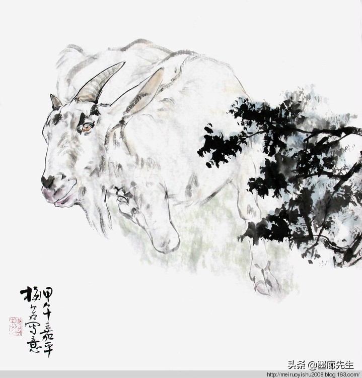 精选100幅画羊美图供大家学习收藏