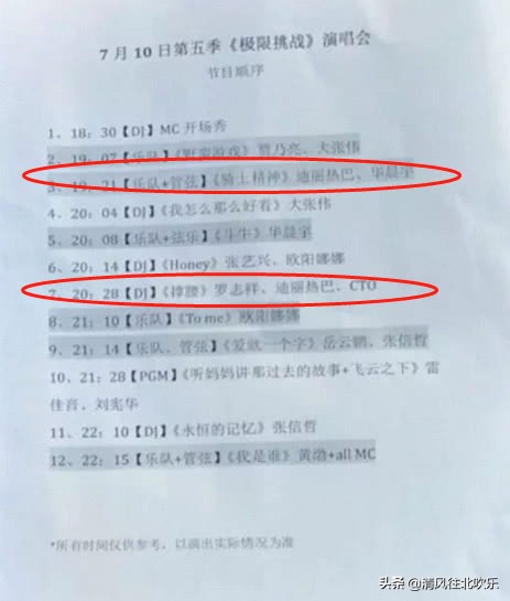 《极限挑战》演唱会录制收官，热巴成为主持人，终究没有和他合作