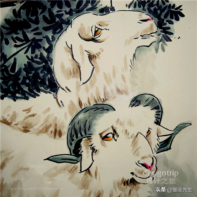 精选100幅画羊美图供大家学习收藏