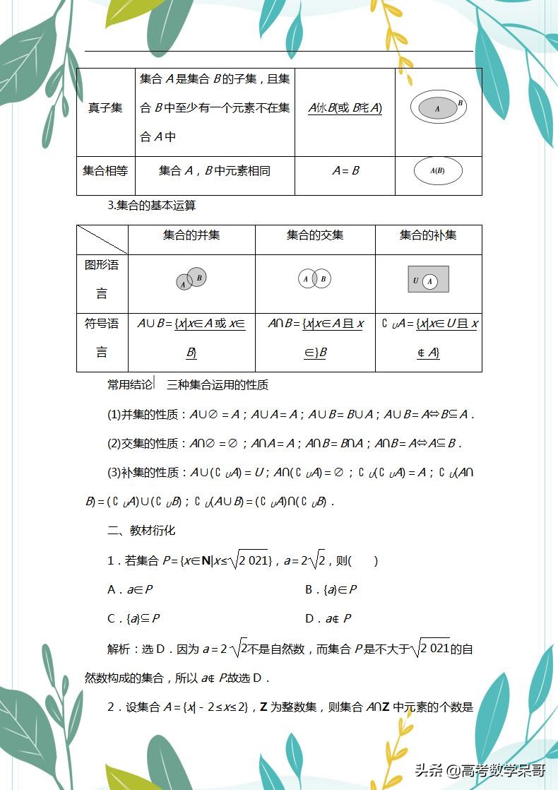 名师精编：2021数学一轮复习讲义+习题（新高考），全是精华