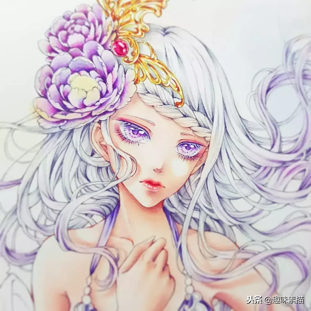 一波素描动漫美女又强势来袭