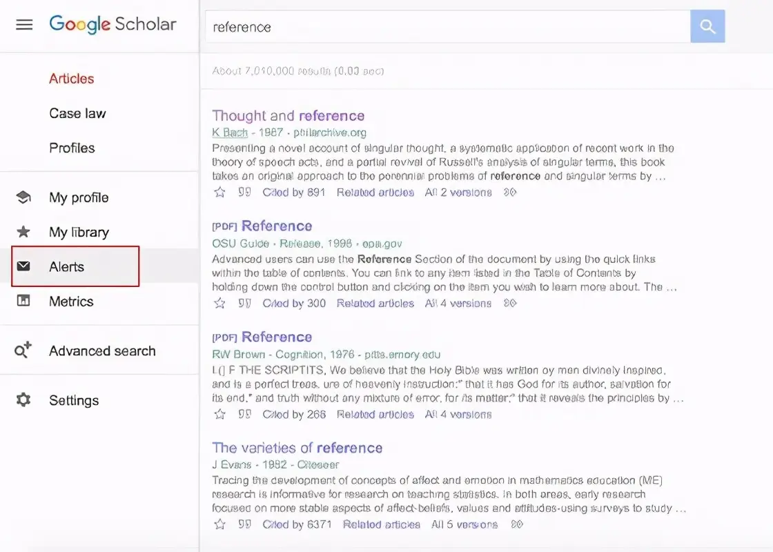 谷歌学术怎么用？