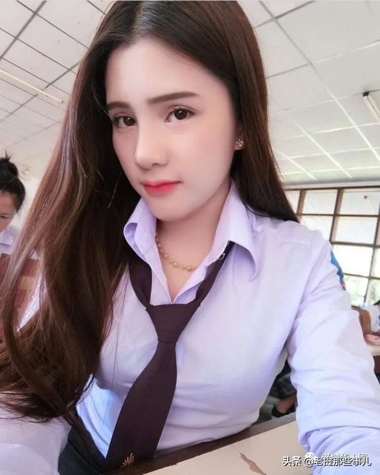 我要去老挝留学！老挝国立大学小姐姐们....太好看了