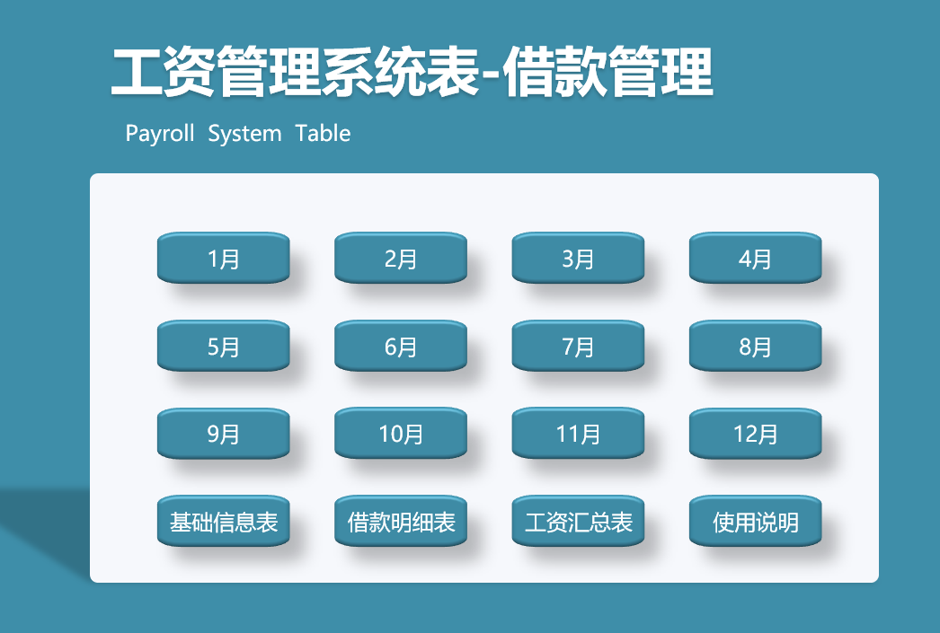 Excel工资管理系统，全函数统算查询，个税计算统计分析一键生成