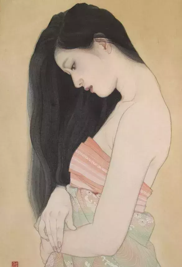 人称日本最美女画家，竟然这样画美女，极具香艳的极致诱惑