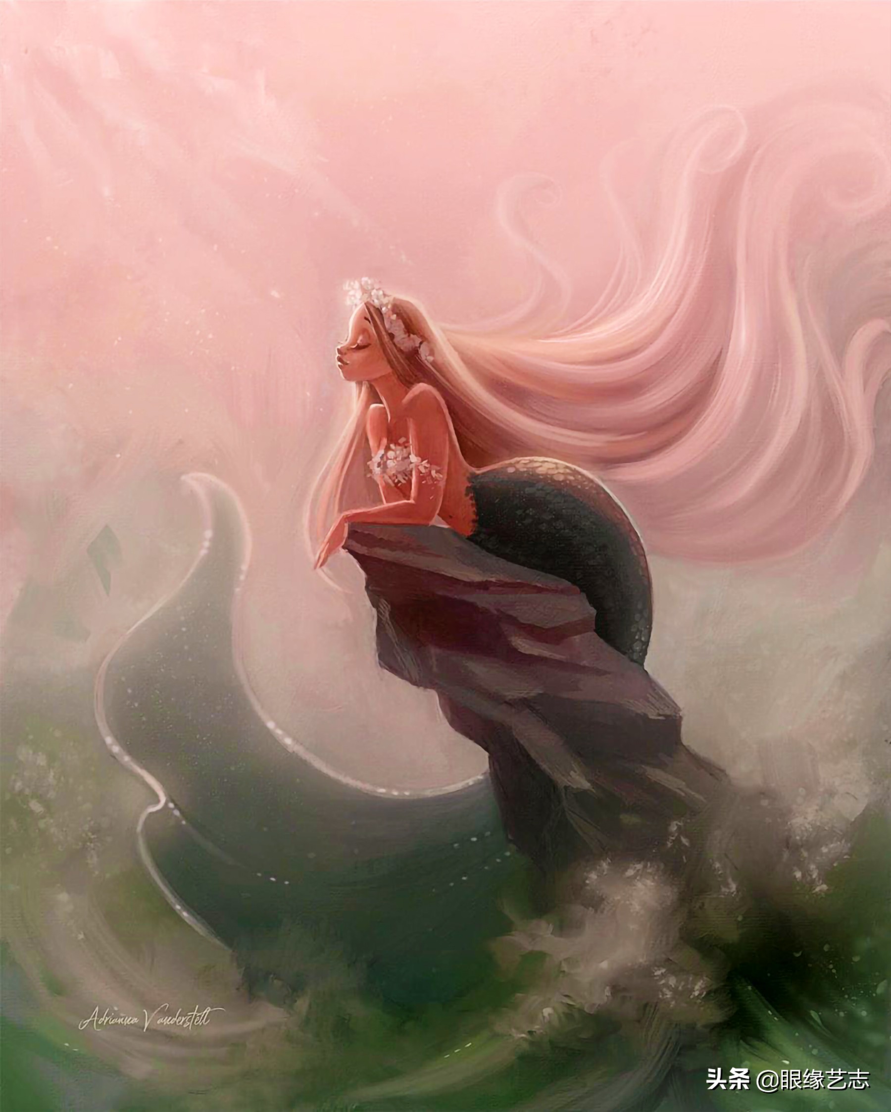 描写卡通人物的句子(美人鱼美在何处) - 火句子