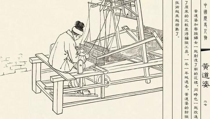 从棉花到棉布,至少要经过捍(hàn,脱棉籽),弹(弹棉花),纺(纺纱),织