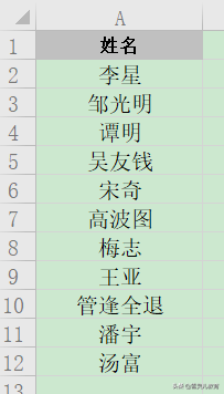 wps姓名快速对齐(WPS表格：如何快速将一列姓名对齐？)