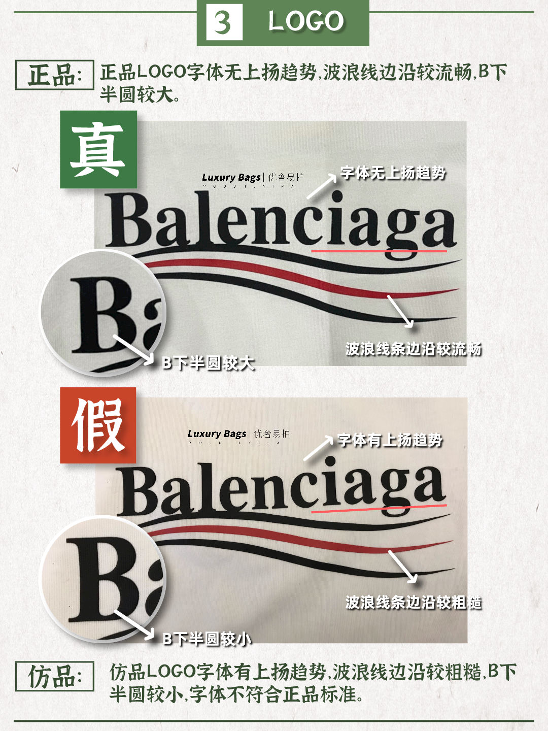 奢侈品鉴定师｜Balenciaga半袖真假鉴定点