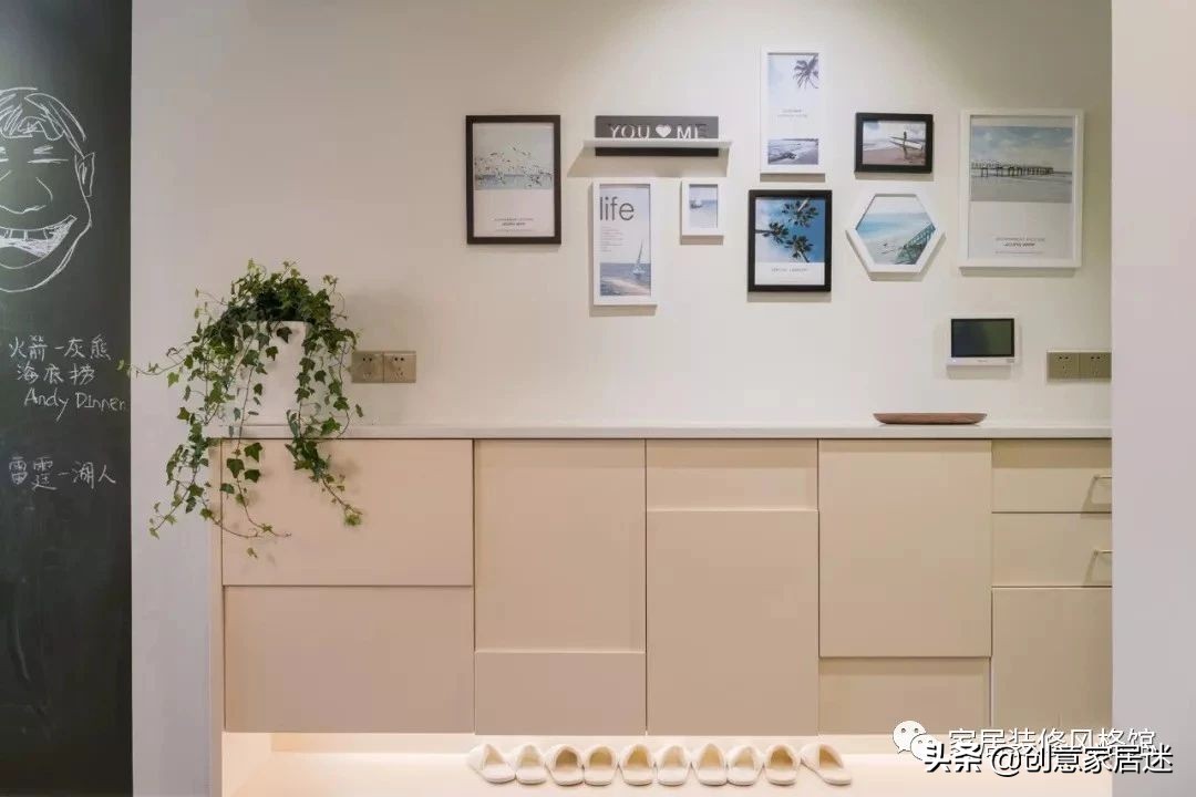 参观同事新房，头一次见阳台装拖把池，洗手台放卫生间外真实用
