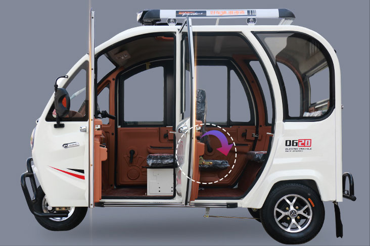 3款封闭式电动三轮车,续航超100km,载人拉货都可以