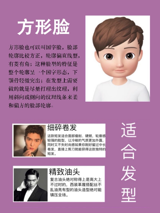 男生如何根据脸型选发型！三七分男士发型教程