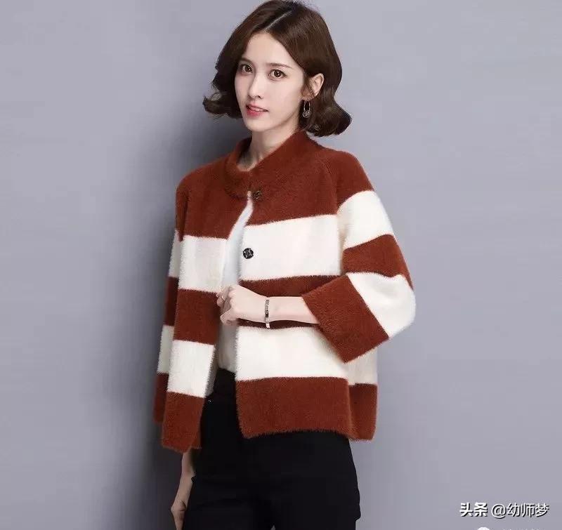 过年最迷人毛衣，叫“仿水貂绒”，时髦百搭，满足女性的美丽愿望