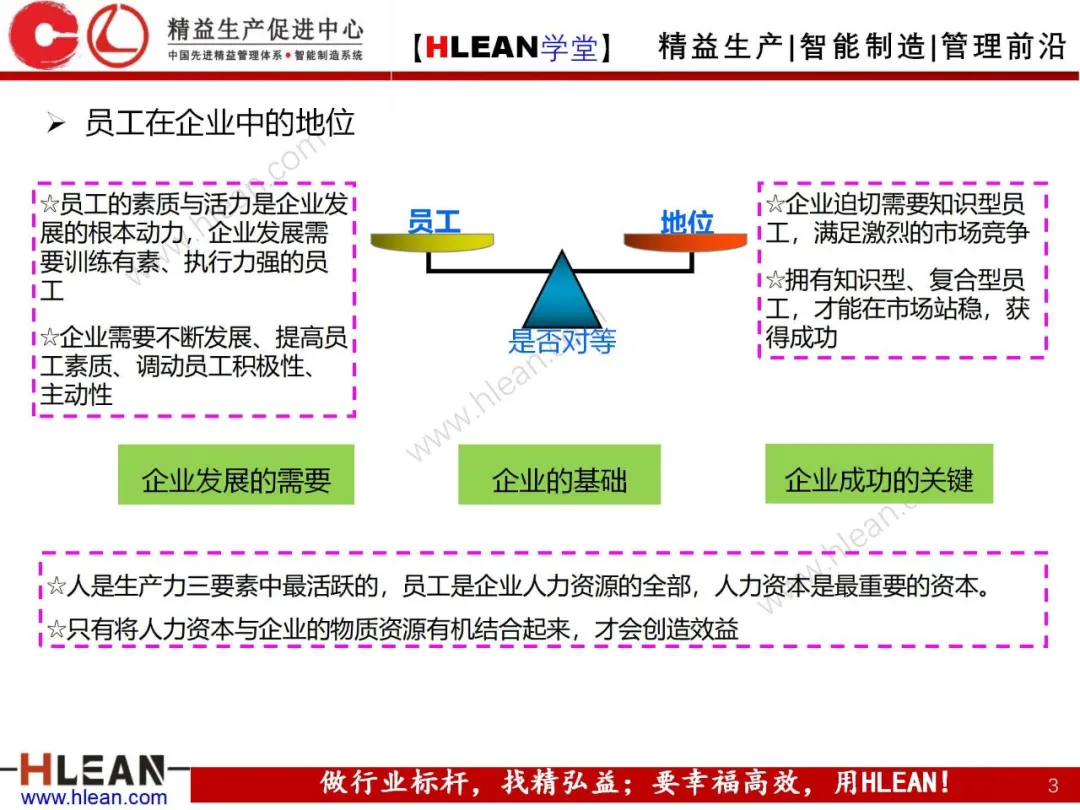 「精益学堂」如何激发员工积极性