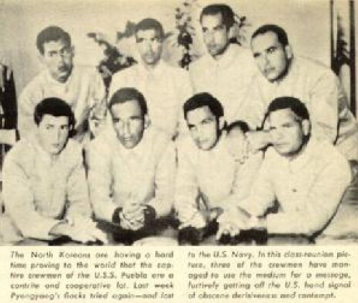 68年朝鲜扣押美国间谍船，美百架战机进逼，三大问题让其不敢动手