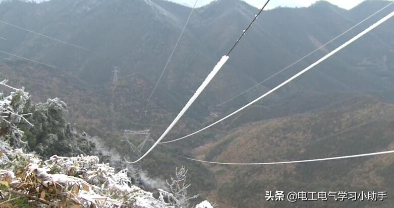 冬天高压架空线线路为什么比低压架空线线路更易结冰？