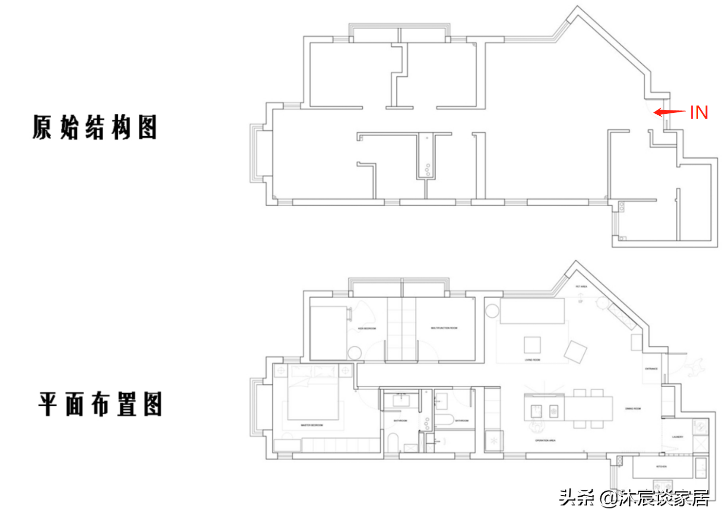 他家顶面走明管，铺水泥地，父母看后很心疼，但他却喜欢得不得了