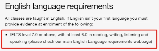 2021年世界顶级名校最新语言成绩要求